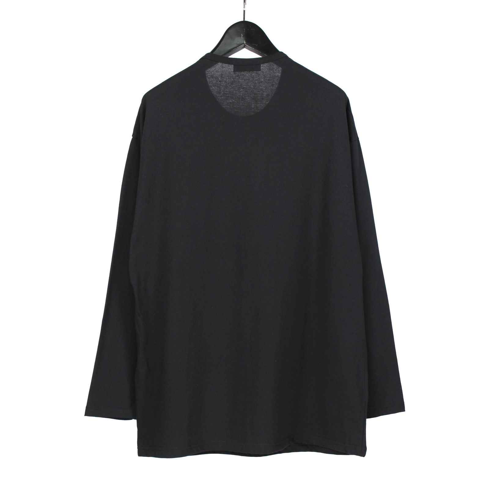 pour homme | 脇マチ長袖PT (メンズ) / 長袖カットソー / ブラック / HK-T91-987