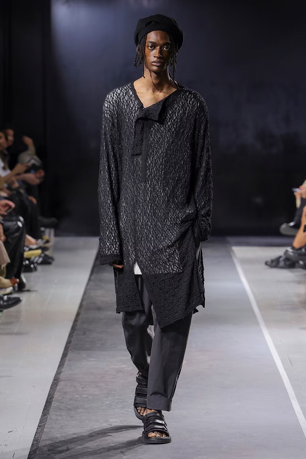 yohji yamamoto - pour homme | 求心丸首 ニット (メンズ