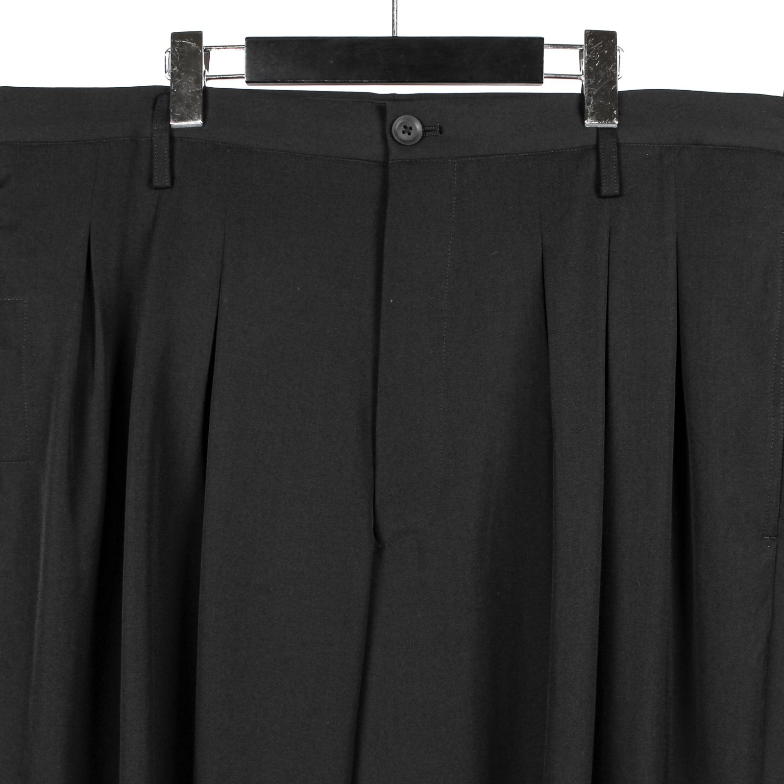 pour homme | 12本タックP (メンズ) / シワギャバ / ブラック / HL-P07-100