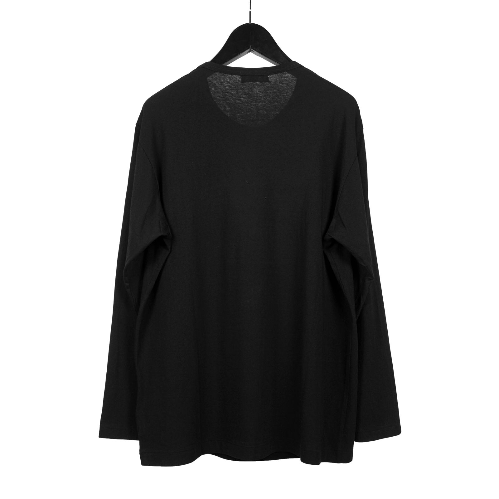 Yohji Yamamoto [HR-T21-075 / 丸首長袖 抜染 メッセージPT]