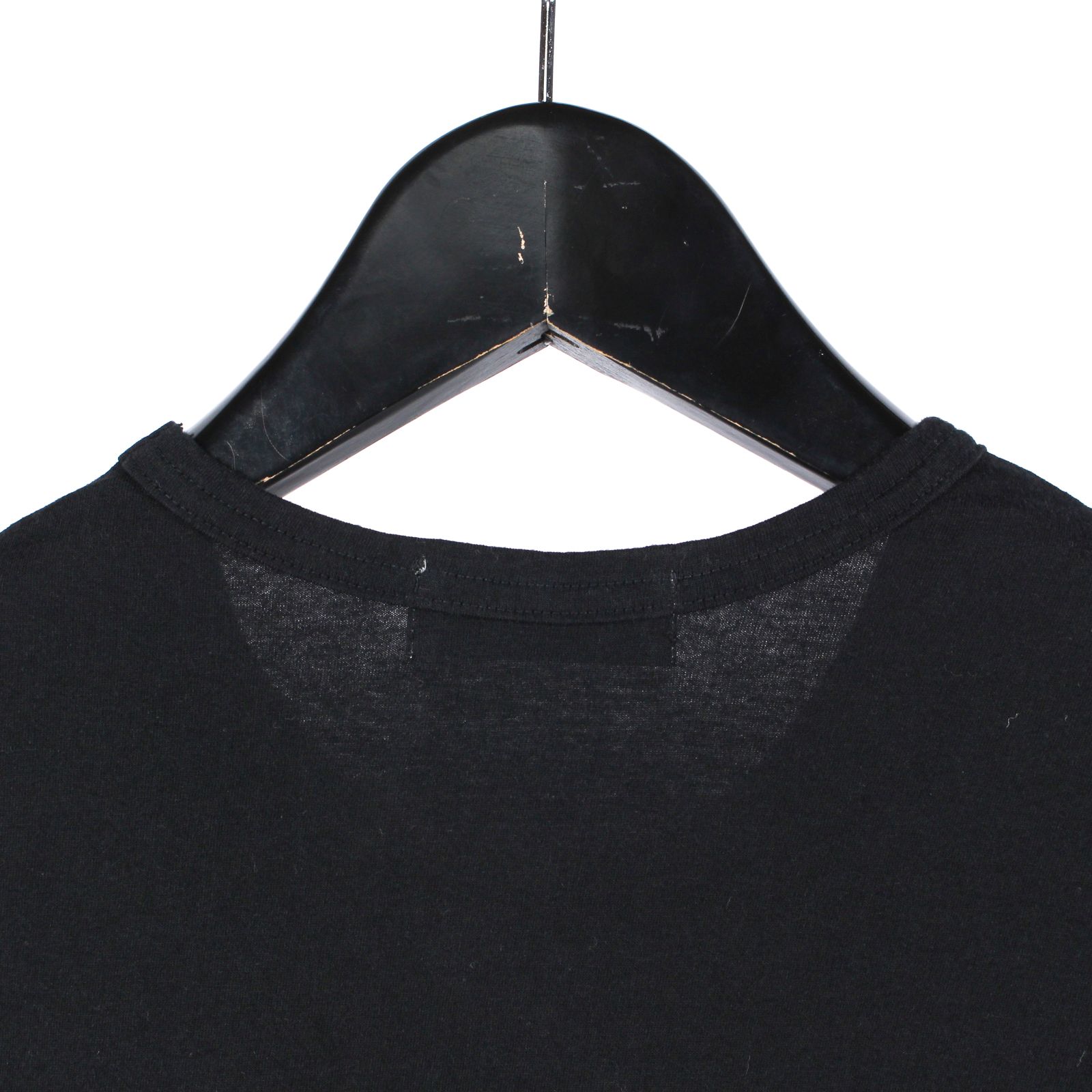 pour homme | 抜染半袖 (メンズ) / 半袖カットソー / ブラック / HK-T12-082