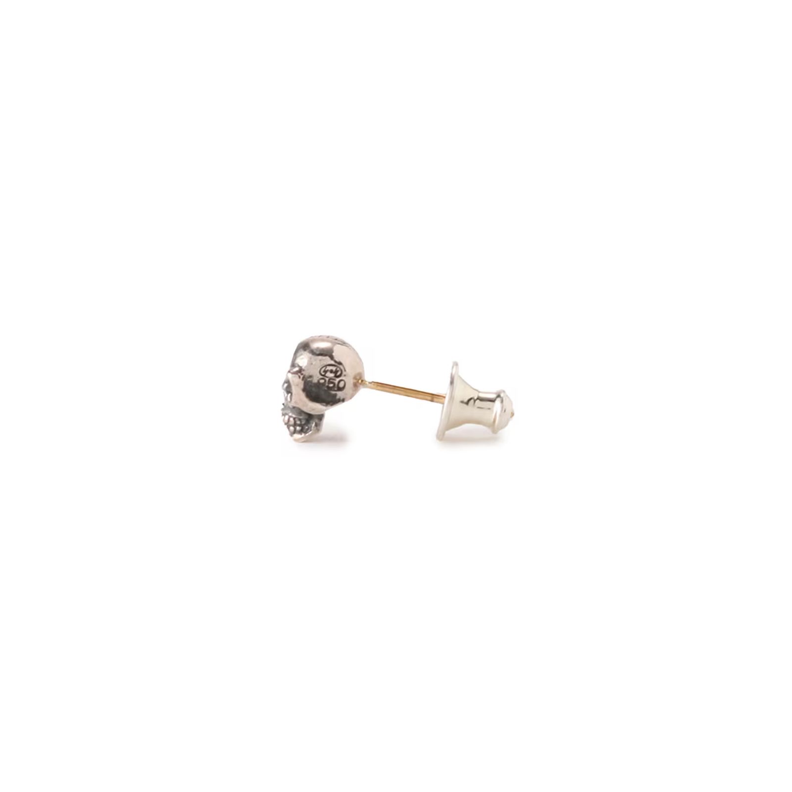 GOTHIC YOHJI YAMAMOTO ALIEN SKULL PIERCE / ピアス 片耳用 (ユニセックス)  シルバー Silver950 / HA-A70-920