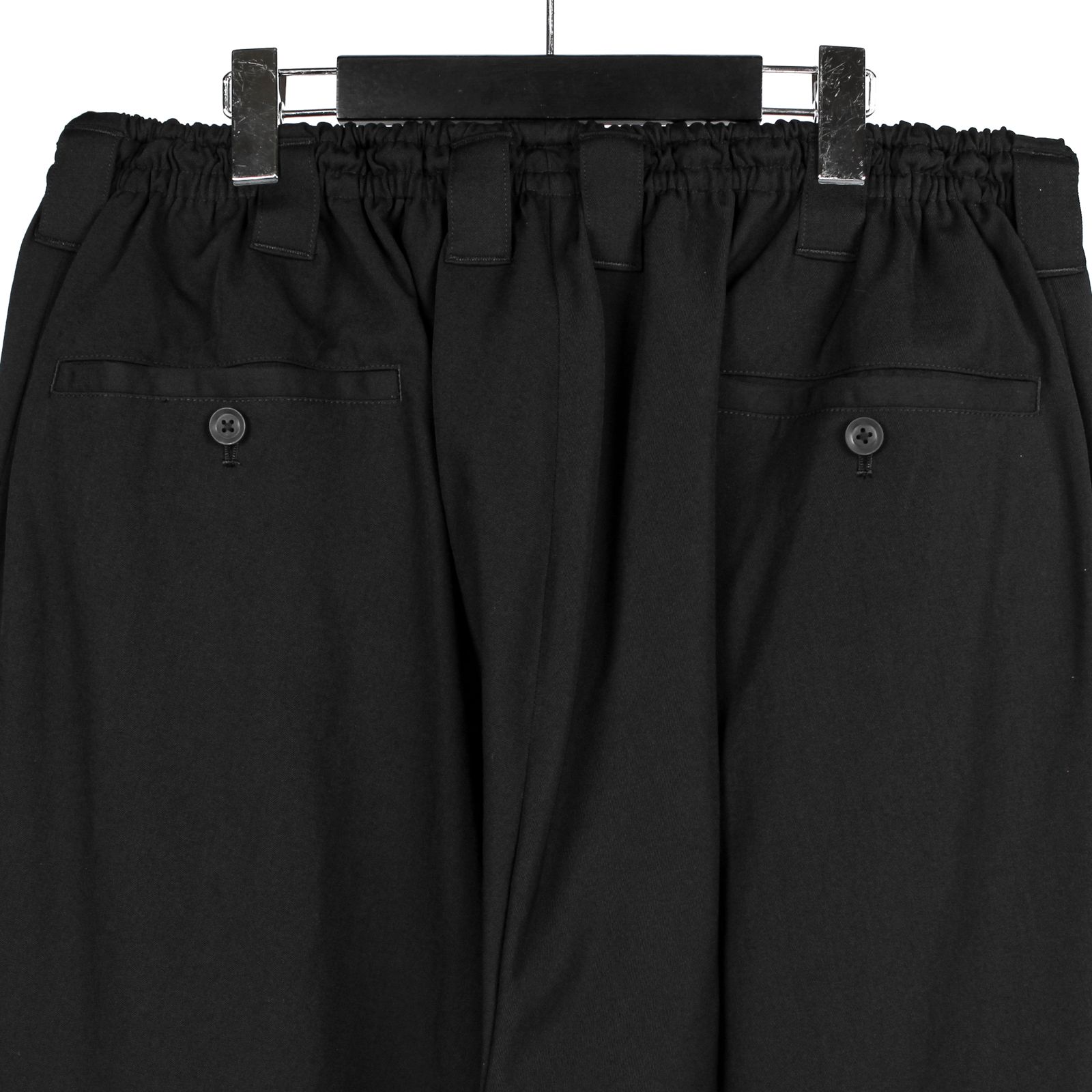 pour homme | ボールファスナーP (メンズ) / シワギャバ / ブラック / HM-P03-100