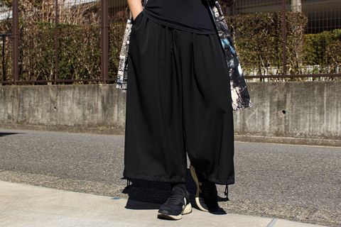 Yohji Yamamoto [一本で二パターンを楽しむパンツ]