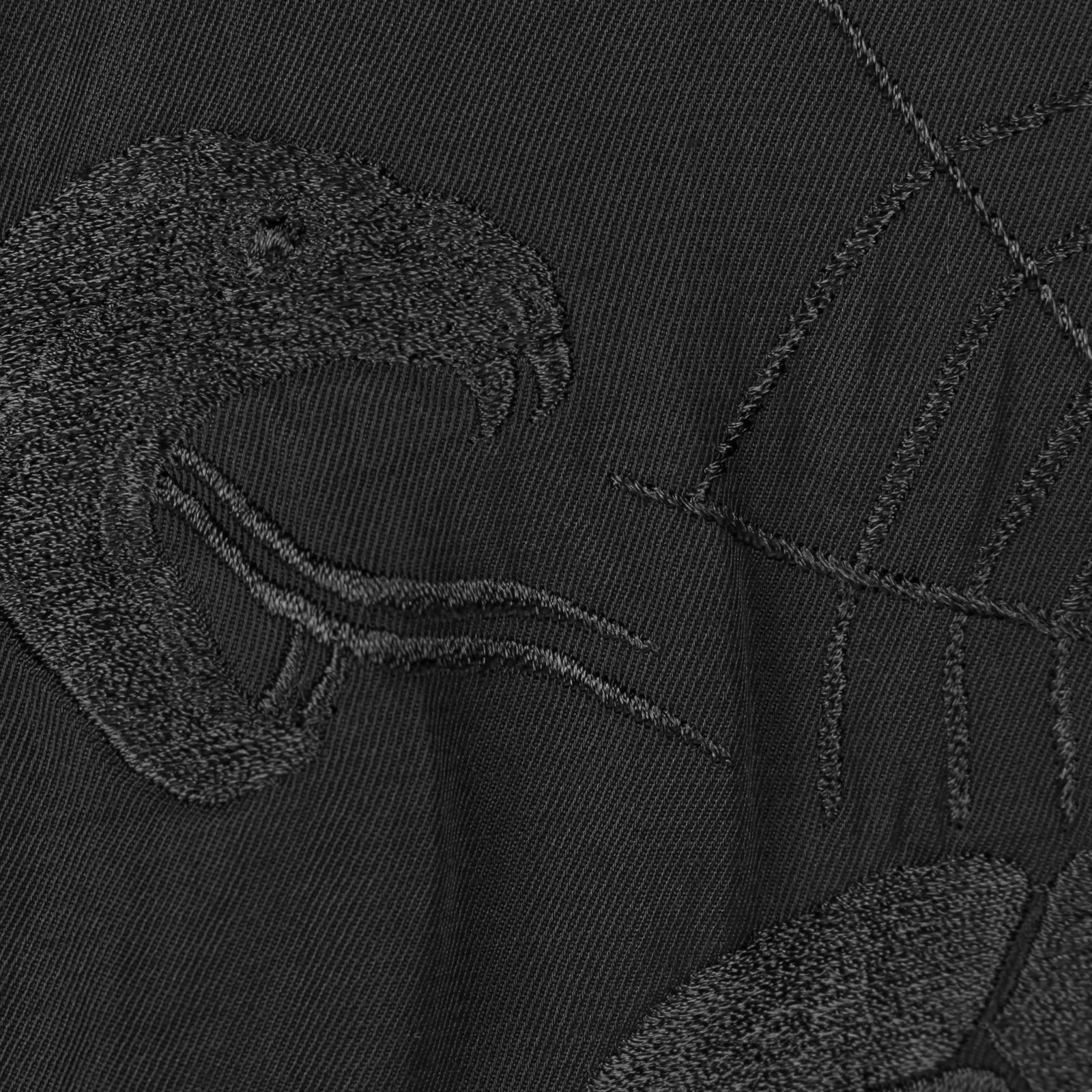 Y's | Y's - SUKASHIRT / 刺繍シャツ / ブラック / YM-B55-215