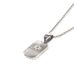 GOTHIC YOHJI YAMAMOTO DOG TAG PENDANT / ネックレス (ユニセックス)  シルバー Silver950 / HA-A32-920