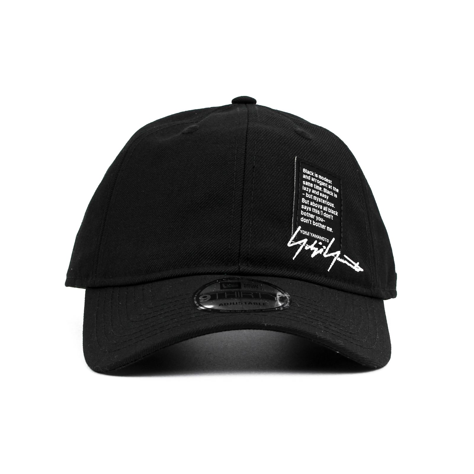 yohji yamamoto - pour homme × NEW ERA 930 YY LABEL LOGO