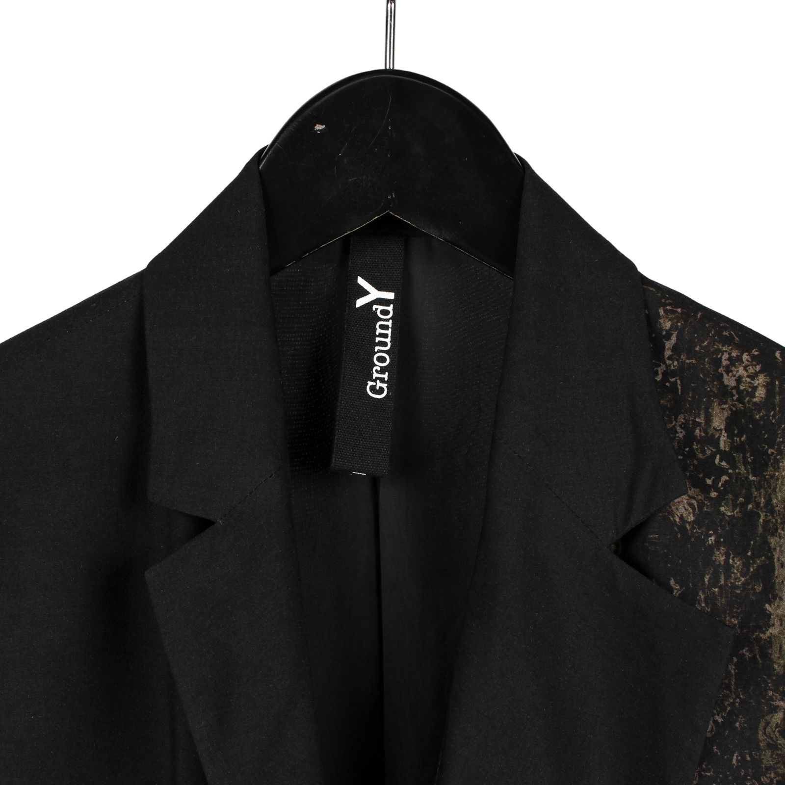 Ground Y - <武田双雲> Rayon twill Asymmetry jacket type1 Ground Y - <武田双雲> Rayon twill Asymmetry jacket type1