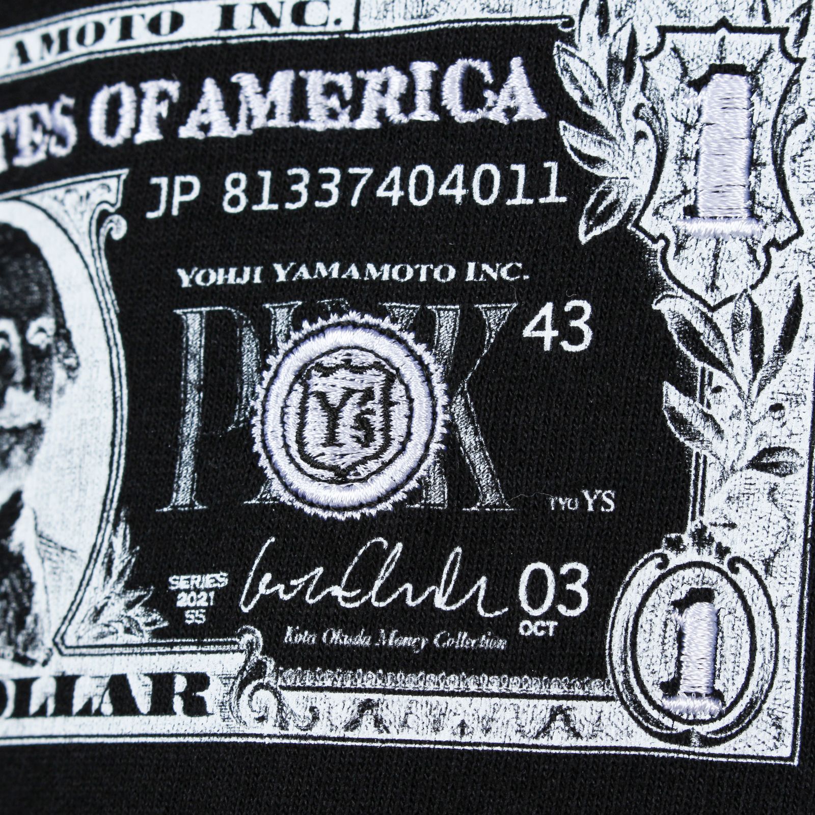 × KOTA OKUDA SHORT SLEEVE PACK T  / Tシャツ / ブラック / YD-B52-040