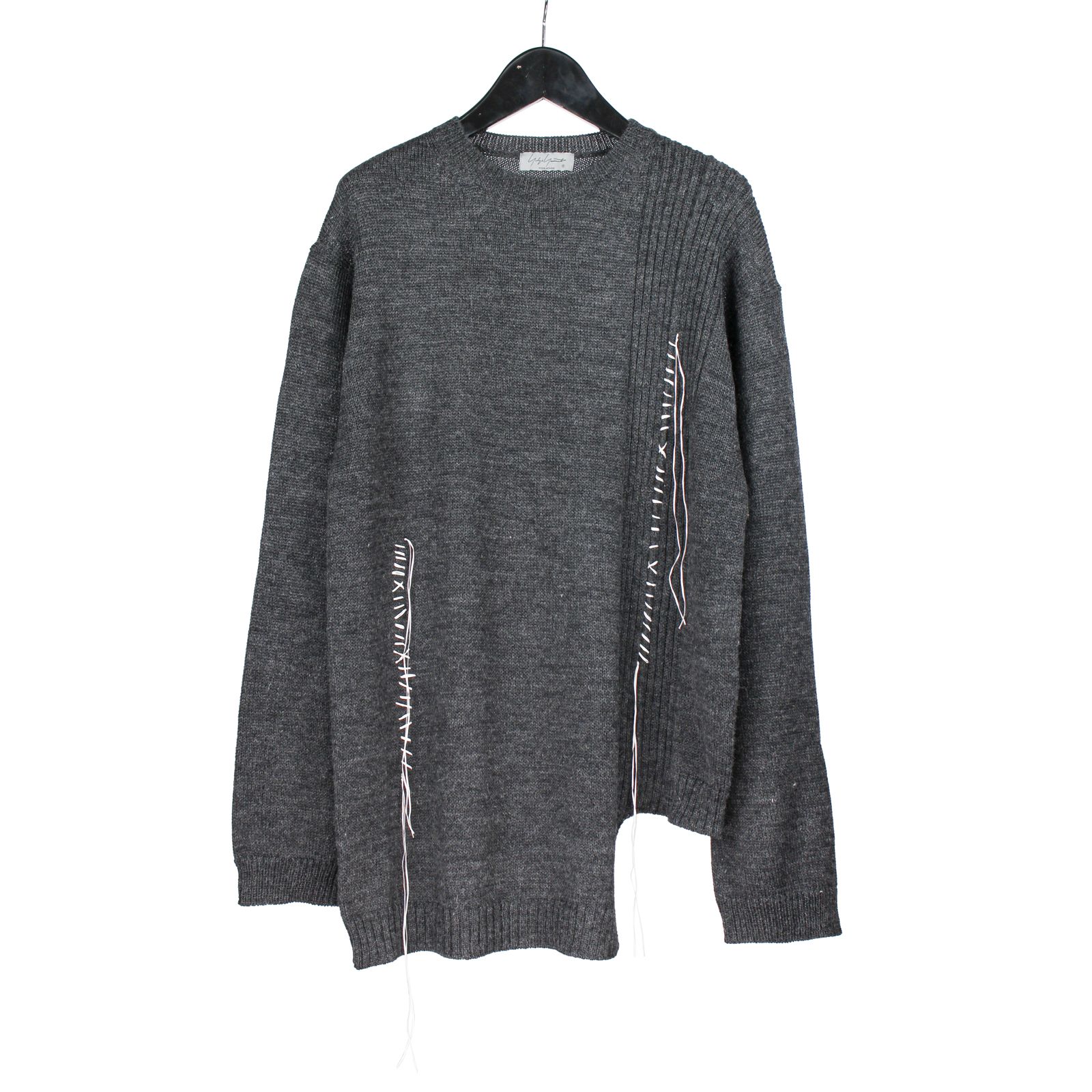 01aw Yohji Yamamoto Pour homme ウールニットシャツ 01aw Yohji Yamamoto Pour homme ウールニットシャツ