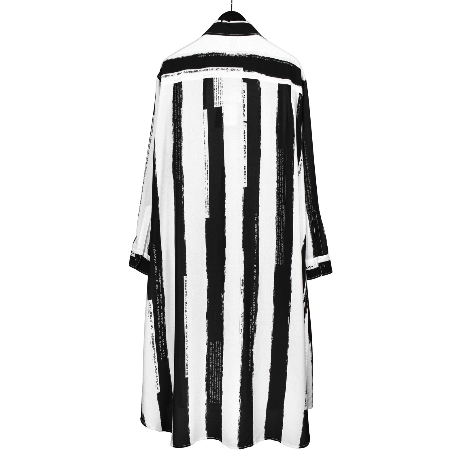 <Ango Sakaguchi>Shredded jersey Round jumbo long sleeves T / GG-B08-201