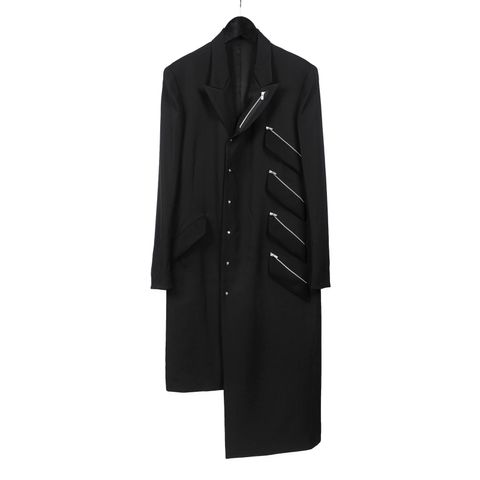 Yohji Yamamoto [HR-J36-845 / フラップロングJKT]