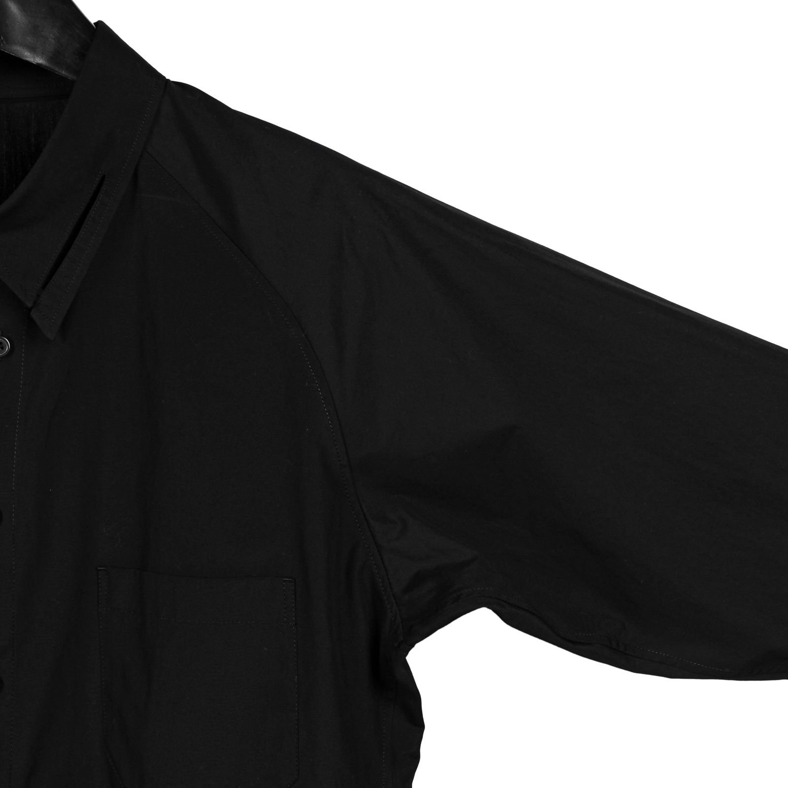 pour homme | アシメ切衿ブロードB / シャツ・ブラウス (メンズ) / ブラック / HS-B39-054