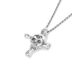 GOTHIC YOHJI YAMAMOTO SKULL CROSS PENDANT / ネックレス (ユニセックス)  シルバー Silver950 / HA-A56-920