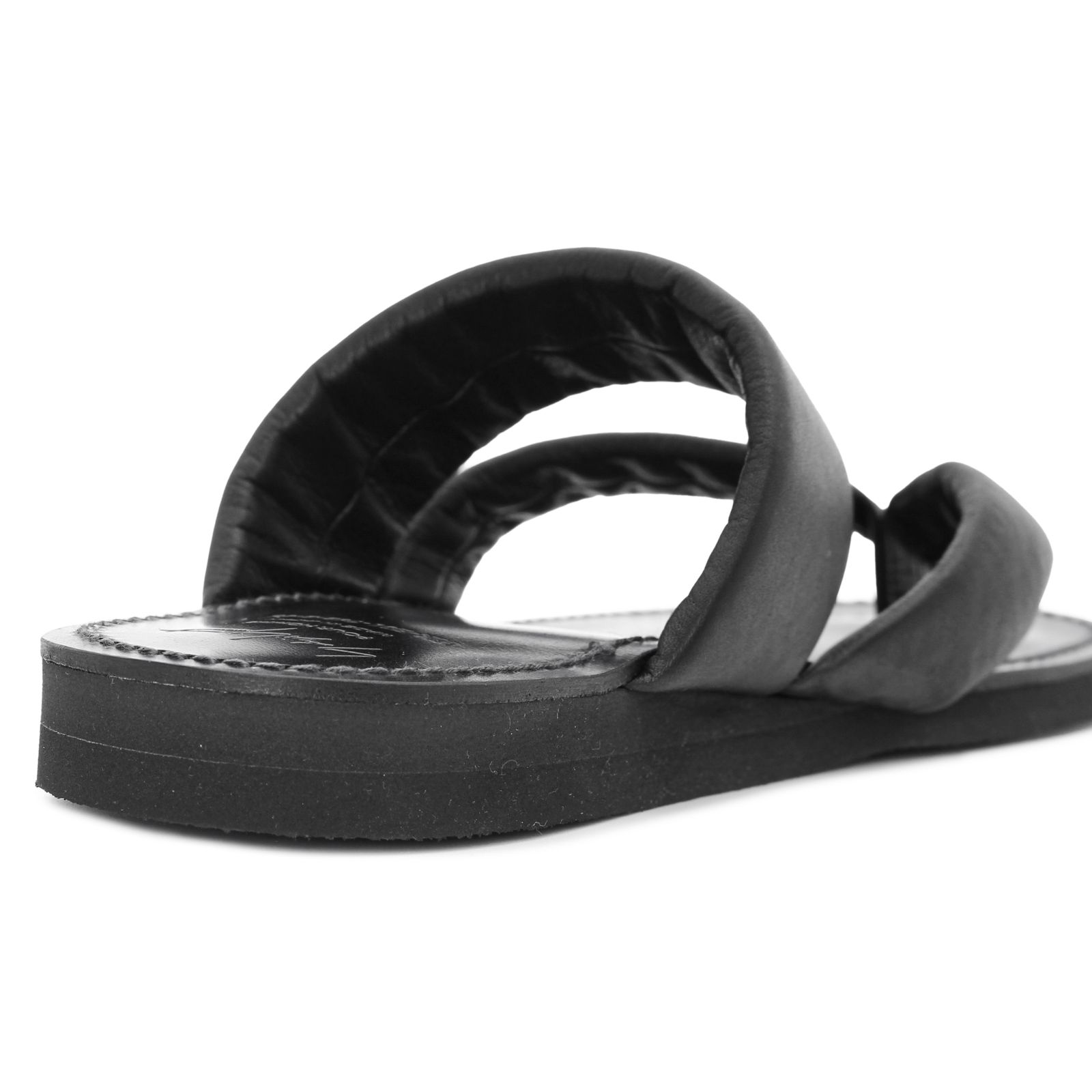 pour homme | トングストラップサンダル (メンズ) / サンダル / ブラック / HK-E01-762