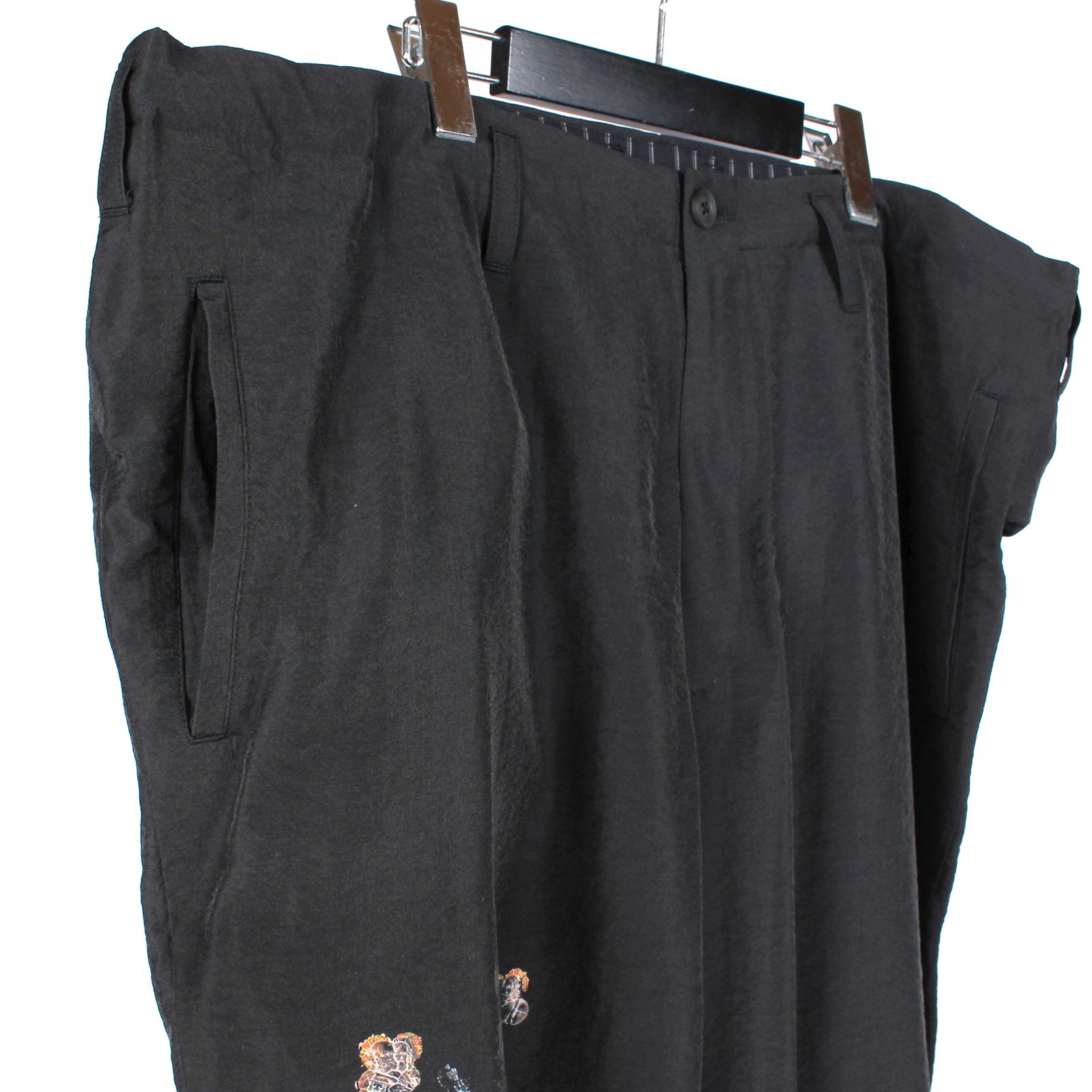 pour homme | 裾タブ柄P (メンズ) / ブラック / HK-P41-219