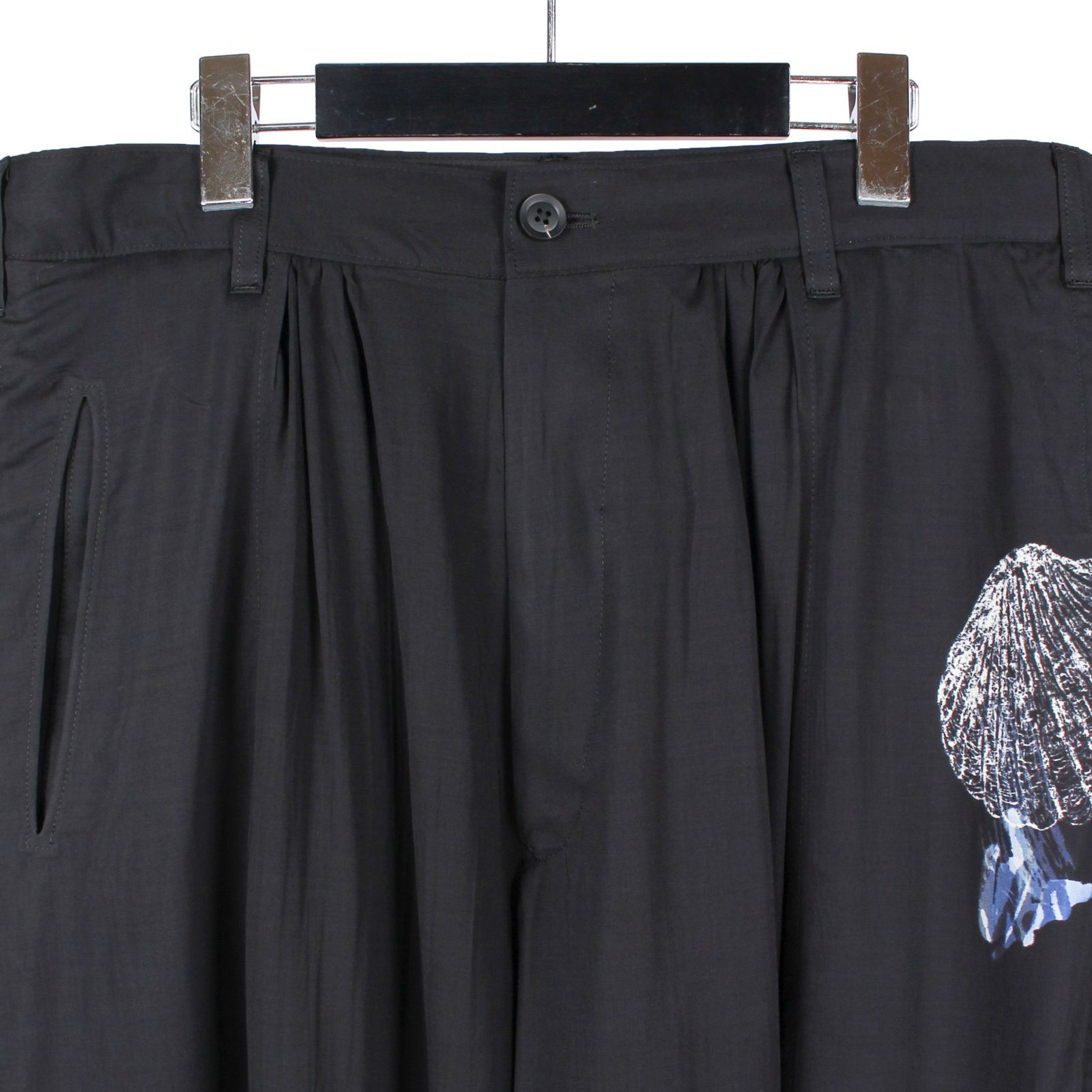 pour homme | 海柄後裁ちだしP (メンズ)  / ブラック / HK-P93-239