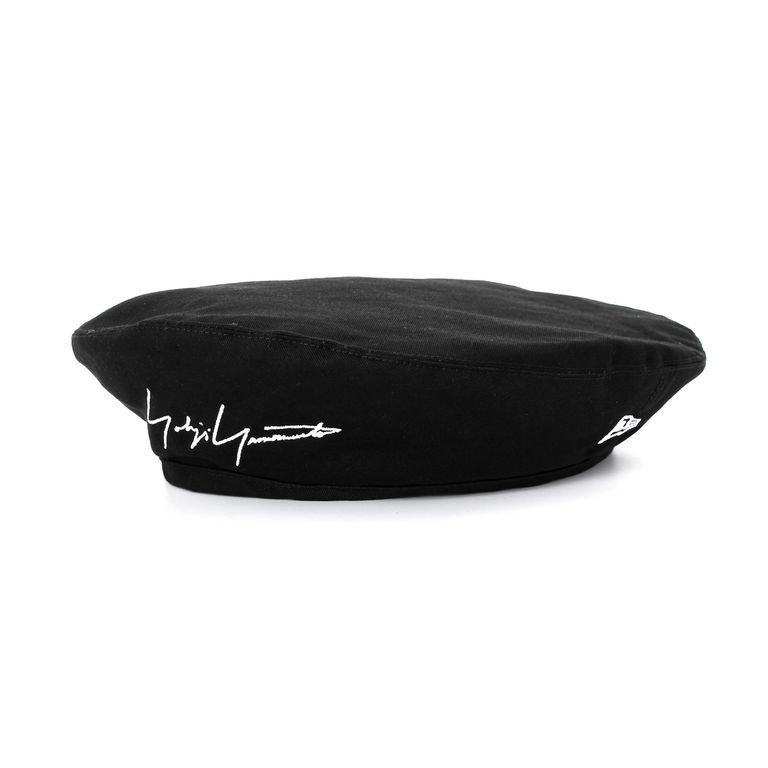 yohji yamamoto - pour homme × NEW ERA BERET YY LOGO BLK / HJ-H95 