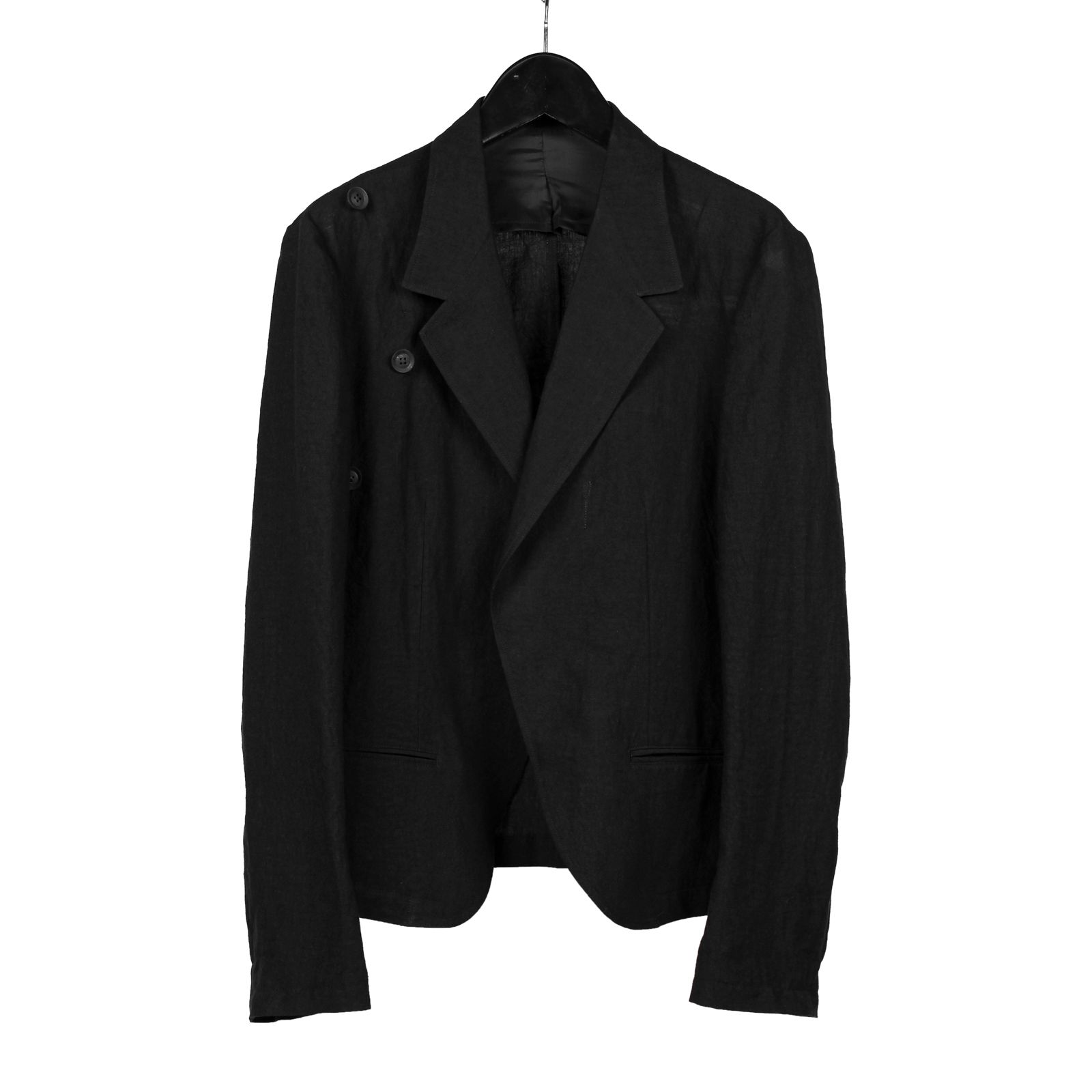 yohji yamamoto - pour homme 前端丸カーブショートJKT / HD-J32-303