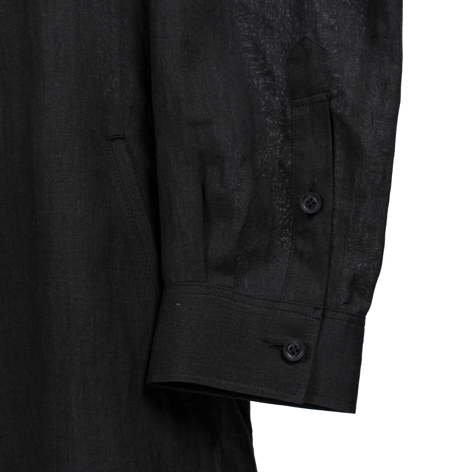 pour homme | アシメ衿ラグランB / シャツ・ブラウス (メンズ) / ブラック / HS-B54-508