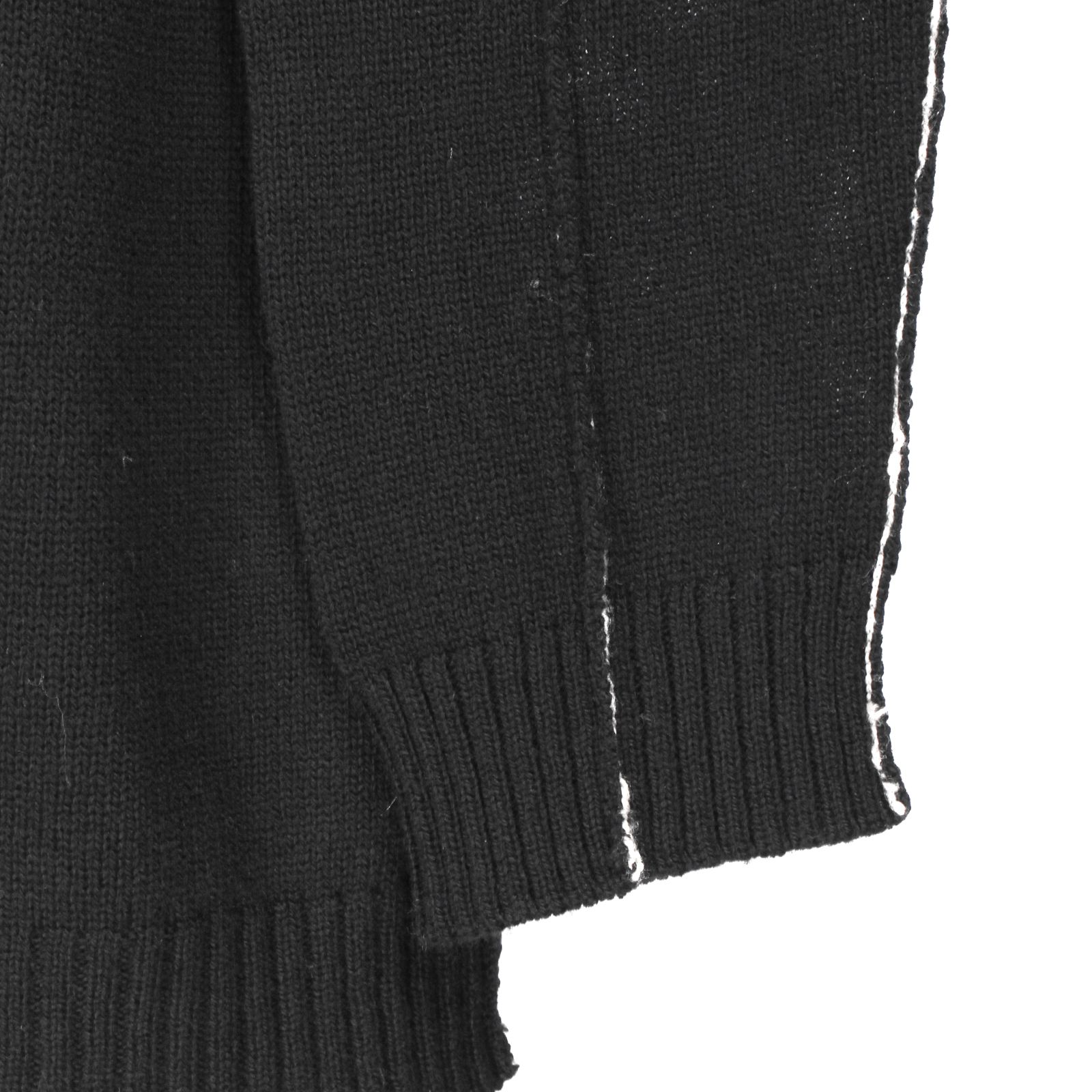 pour homme | 刺繍丸首PO(メンズ) / ブラック / HW-K20-198