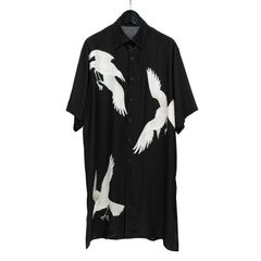 pour homme 白カラス柄半袖B / HX-B36-842