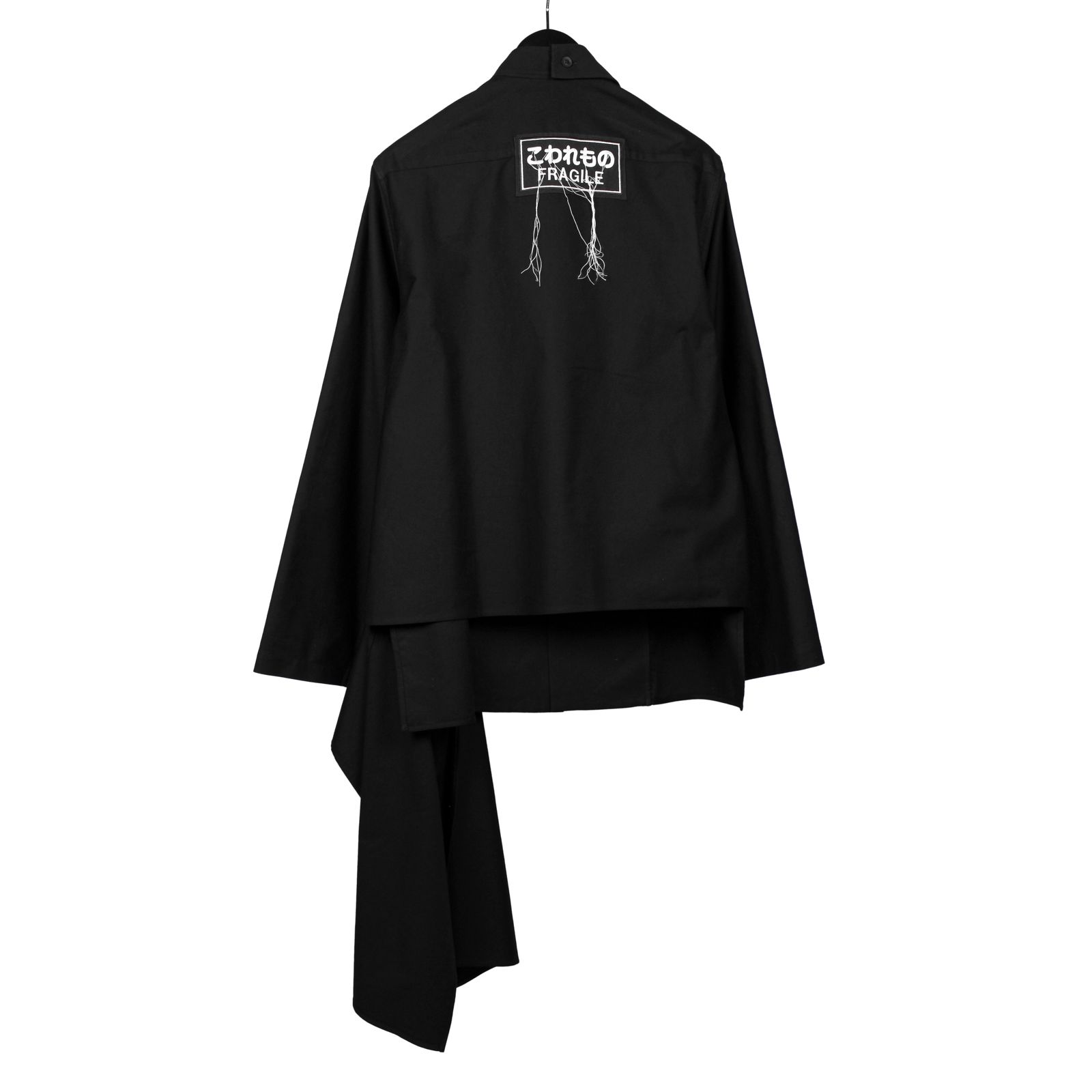 yohji yamamoto - pour homme 左裾フラシ布ワッペンB / HD-B52