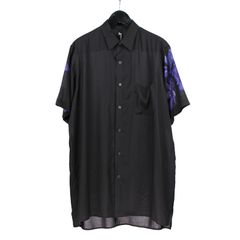 Ground Y | FLOWER PRINT SHIRT / 半袖 シャツ・ブラウス (ユニセックス) / ブラック / GL-B30-206