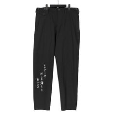 pour homme | メッセージPT細P (メンズ) / コットンリネン / ブラック / HP-P29-551