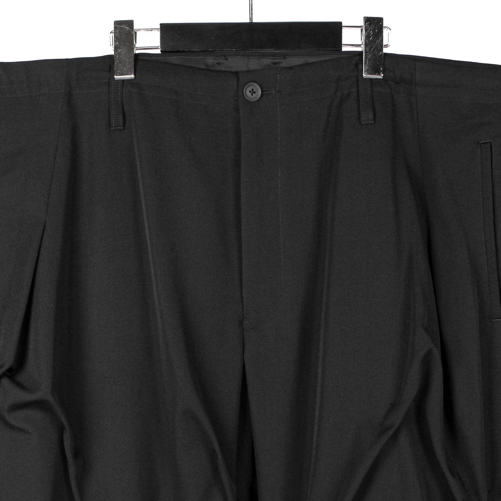 pour homme | ランダムタックP  (メンズ) / シワギャバ / ブラック / HM-P02-100