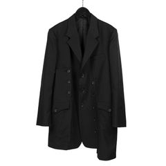 pour homme | 袖釦システムアシメJ / ジャケット(メンズ) / ブラック / HP-J21-100