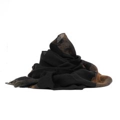 discord | yohji yamamoto / ウールマフラー / ブラック / DV-L15-106
