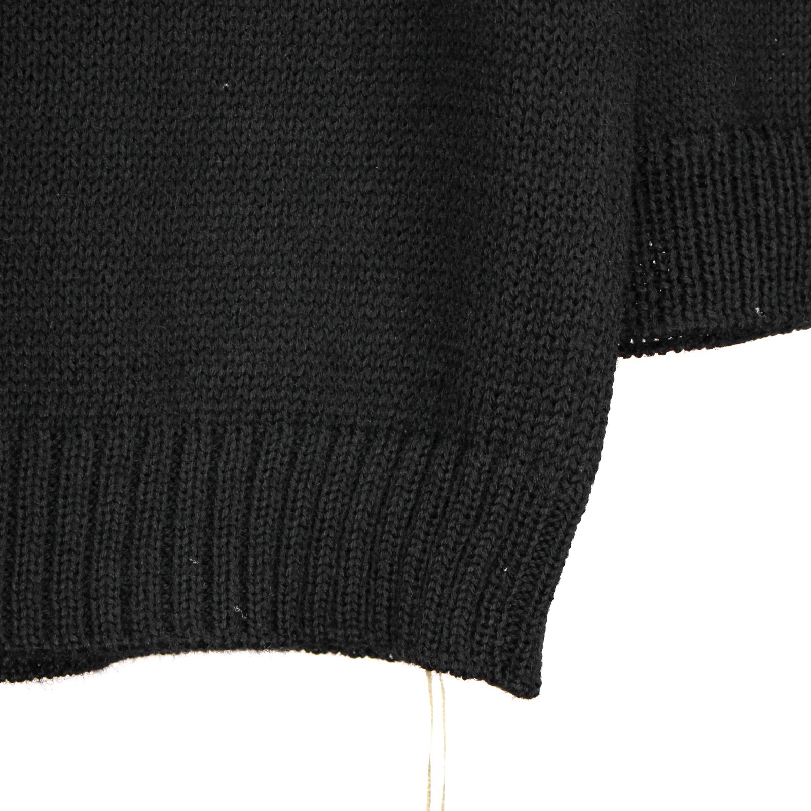 pour homme | 刺繍 丸首 PO / ニット (メンズ) / ブラック / HL-K25-196-2