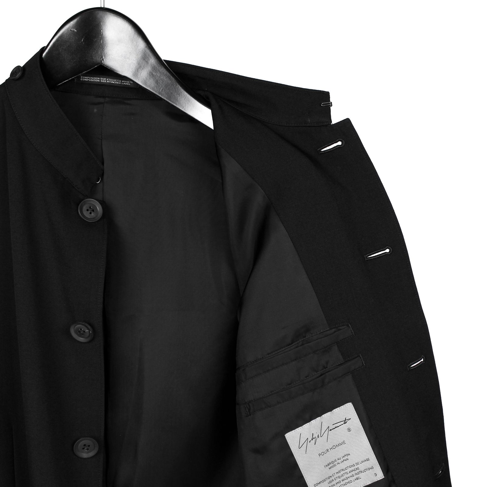 yohji yamamoto - pour homme ボアフードJKT / HX-J17-100 | ALUBUS