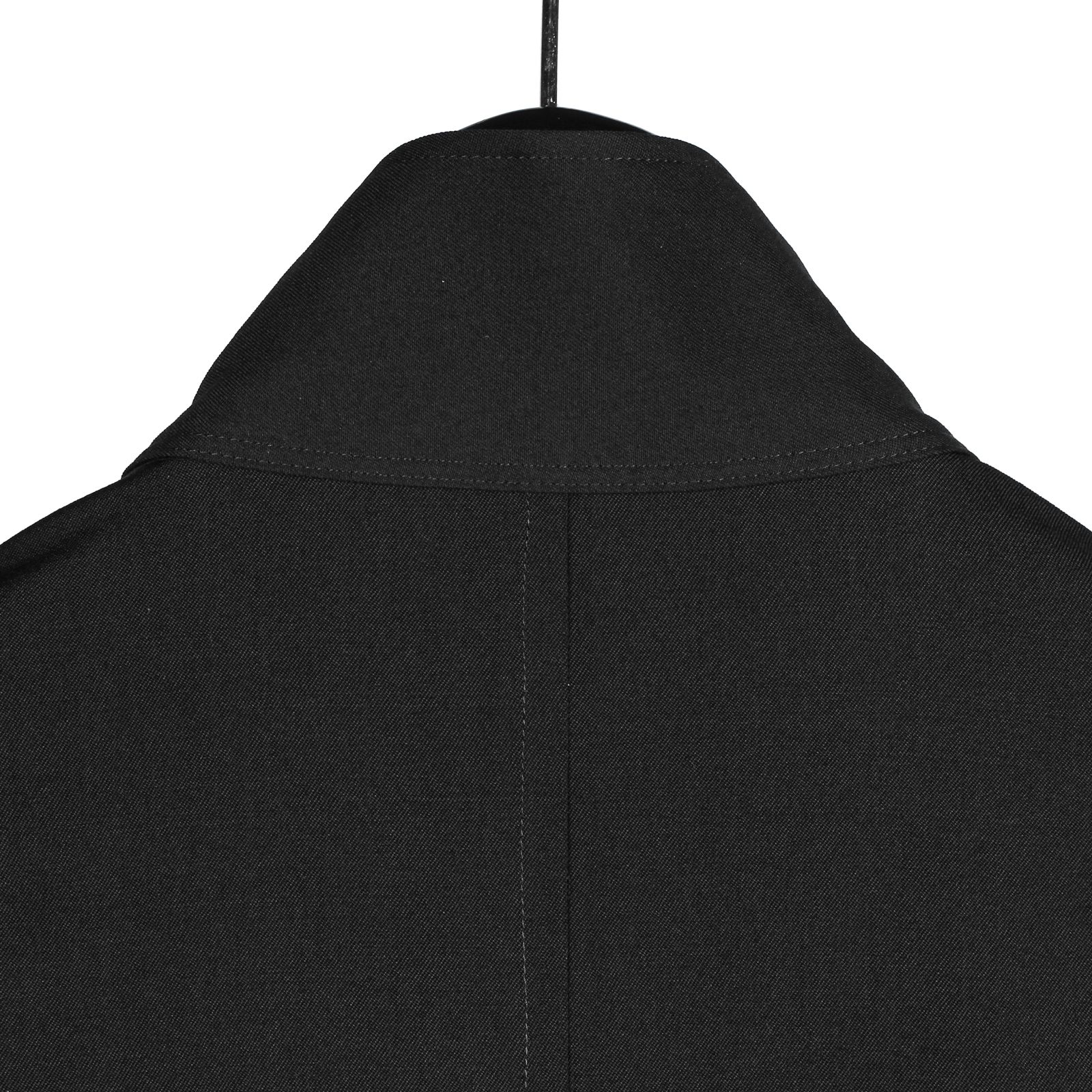 pour homme | シャツコート表縫い代 (メンズ) / シワギャバ / ブラック / HM-B02-100