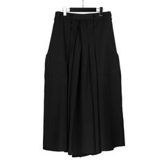 pour homme | 定番ハカマパンツⅡ (メンズ) / ブラック / HO-P10-100