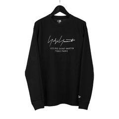 Yohji Yamamoto [HR-T97-078 / NEW ERA LS COTTON TEE YY P]