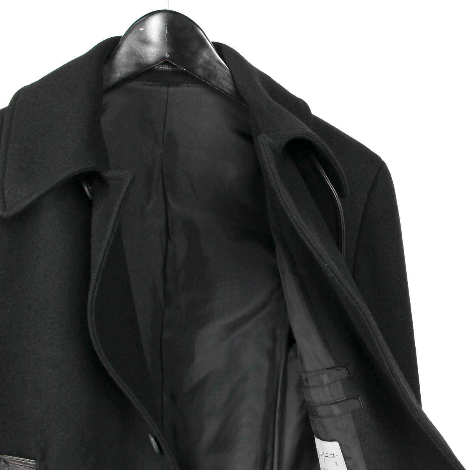 pour homme  | ベルト付き軍服風6BJ / ジャケット・コート(メンズ) / フラノ / ブラック / HW-J42-832