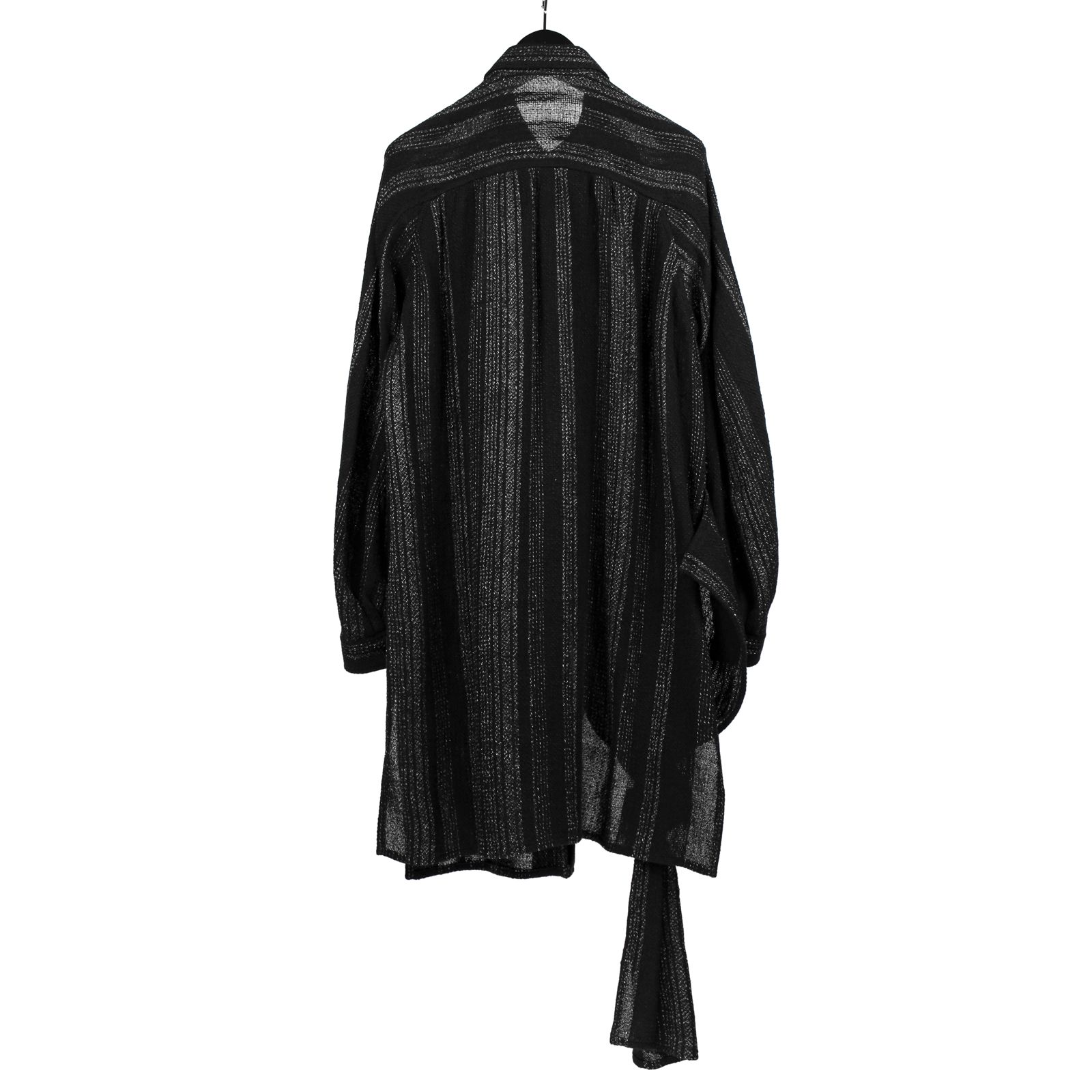 yohji yamamoto - pour homme | 裾結びストライプB / シャツ
