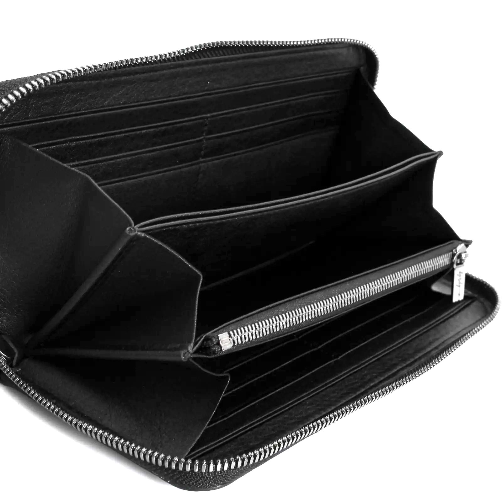 discord | yohji yamamoto / シグネチャーロゴウォレット / 長財布 / ブラック / 牛革 / DM-A07-790