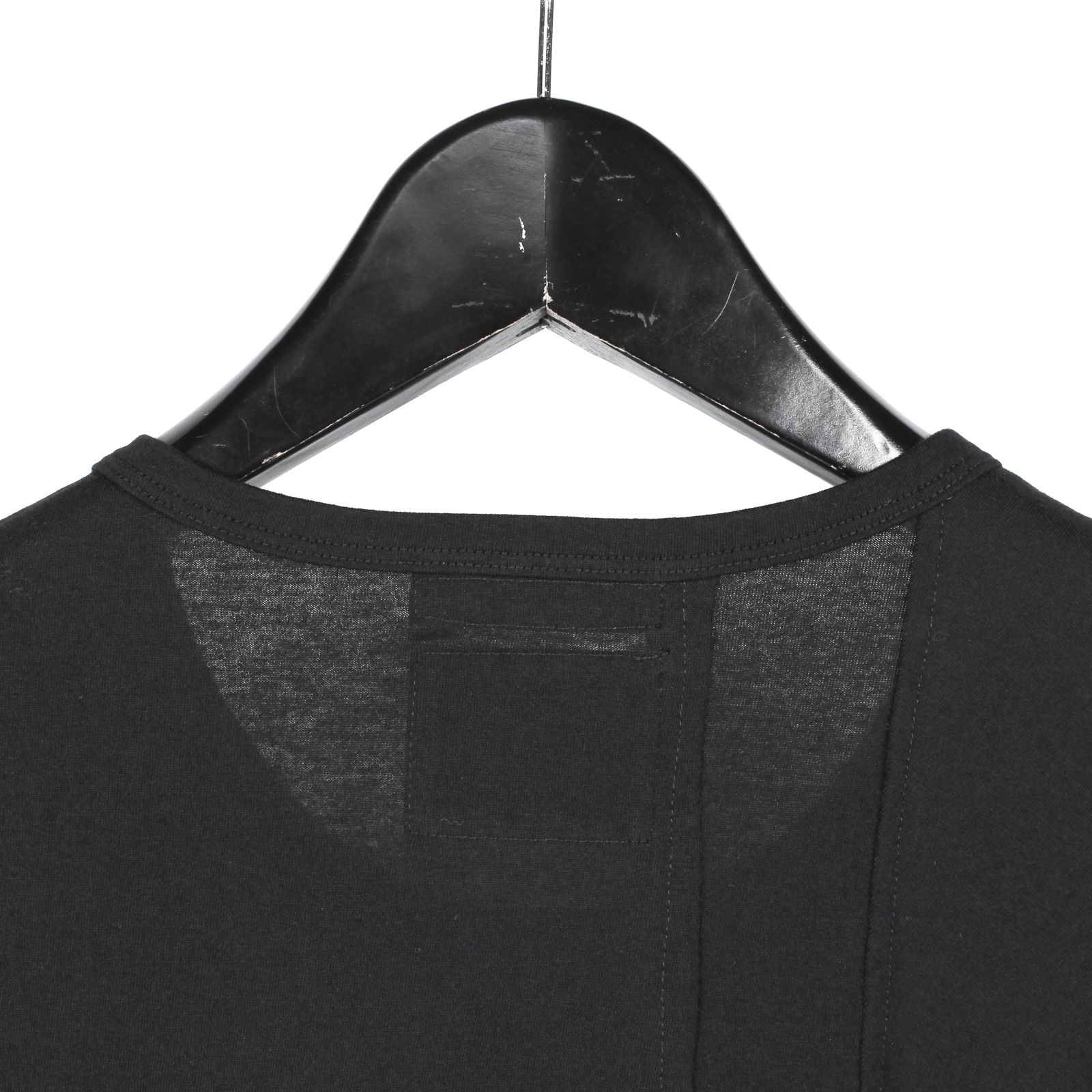 pour homme | タテハギ切り替え半袖 (メンズ) / 半袖カットソー / ブラック / HK-T53-073