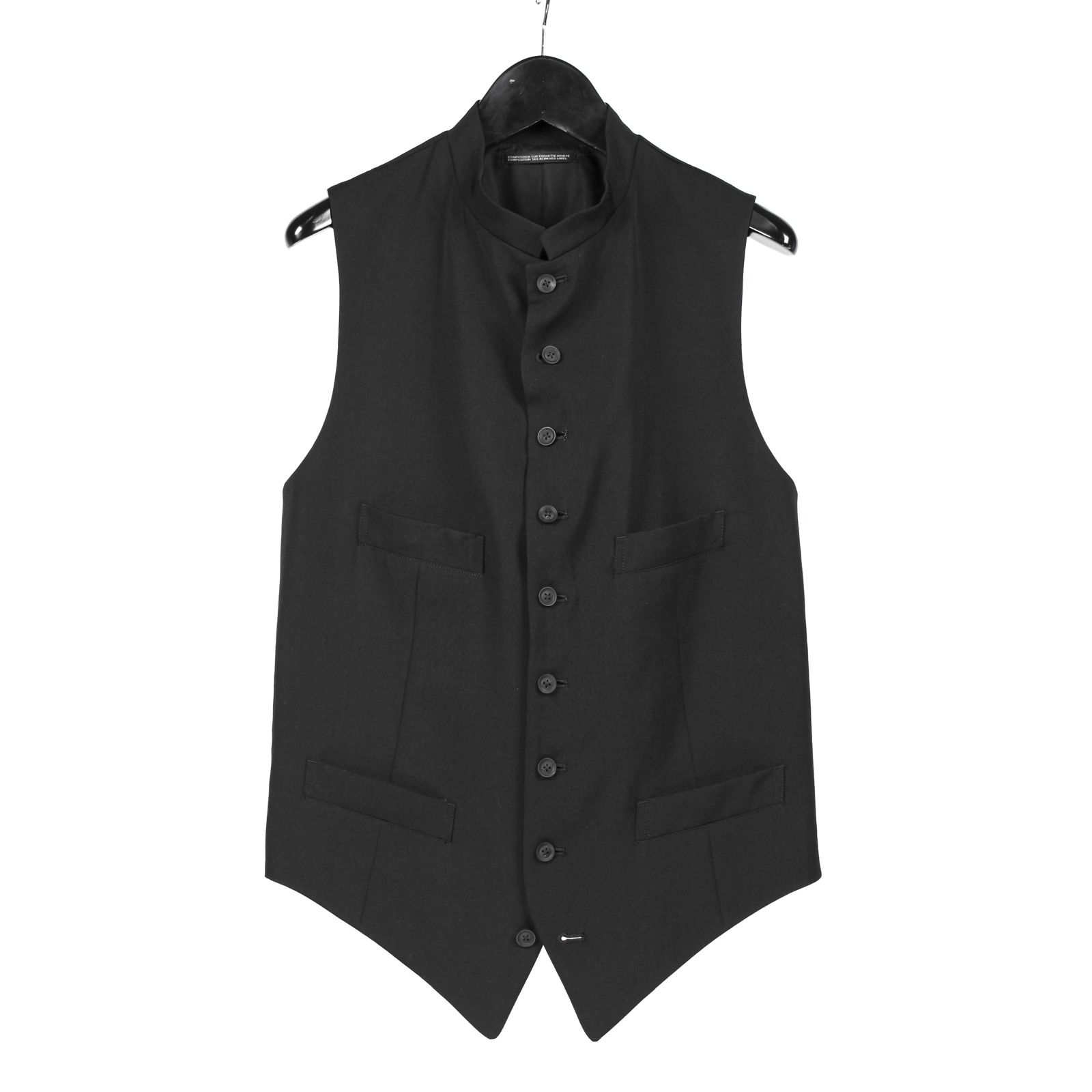 pour homme | スタンドカラーV (メンズ) / ベスト・ジレ / シワギャバ / HK-V10-100