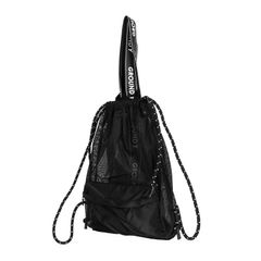 Ground Y | LOGO TAPE 2WAY MESH BAG PACK / メッシュ バッグパック (メンズ) / ブラック / GS-I01-920