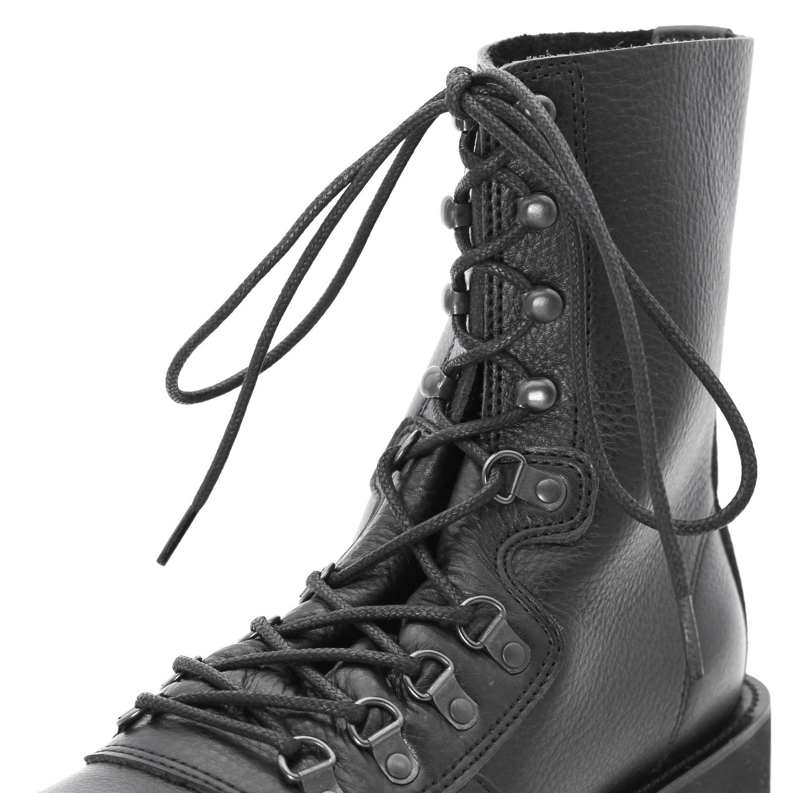 pour homme | ミリタリーブーツ (メンズ) / ブラック / HK-E10-774