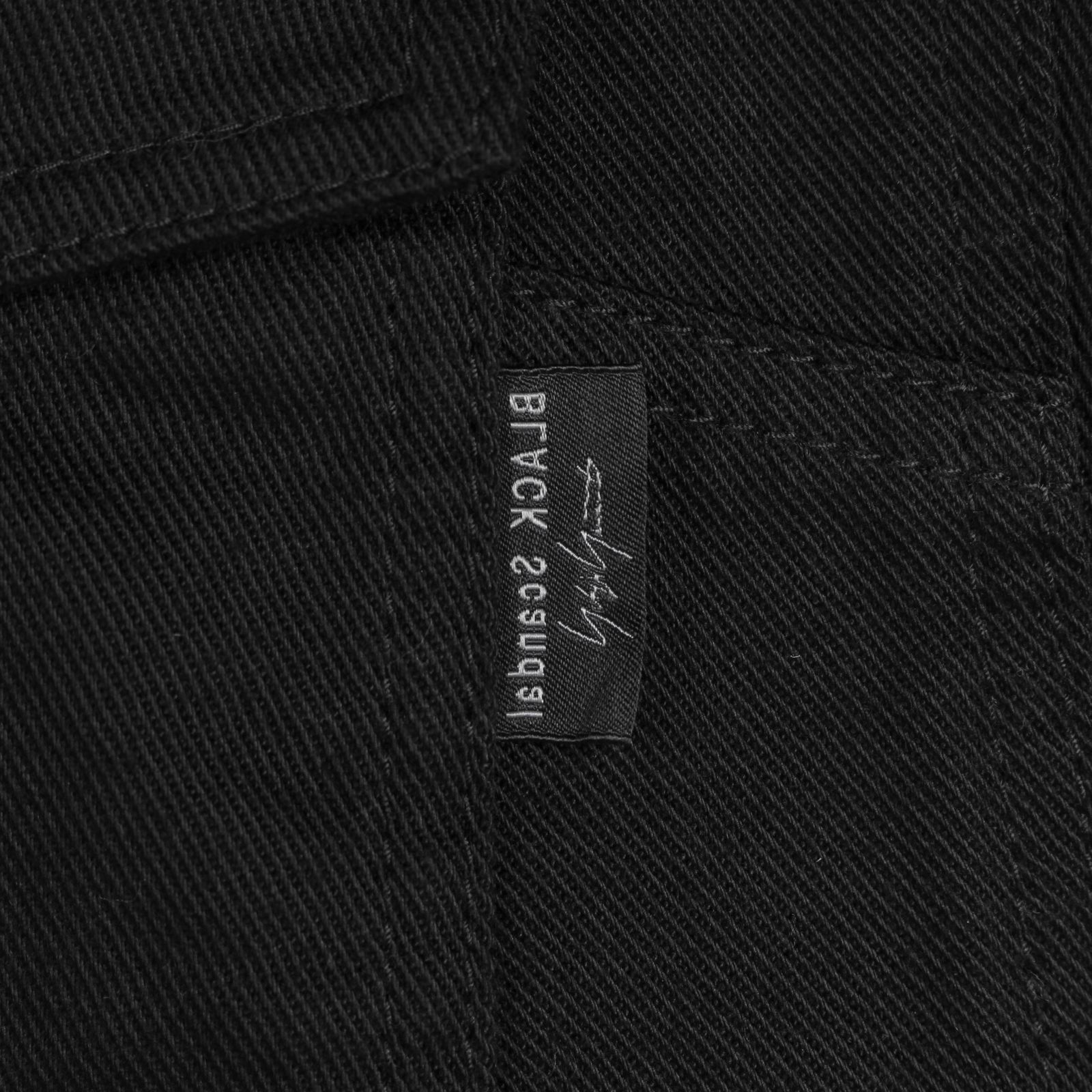 pour homme | ノータックW紐ワークP (メンズ) / コットンパンツ / ブラック / HO-P97-040