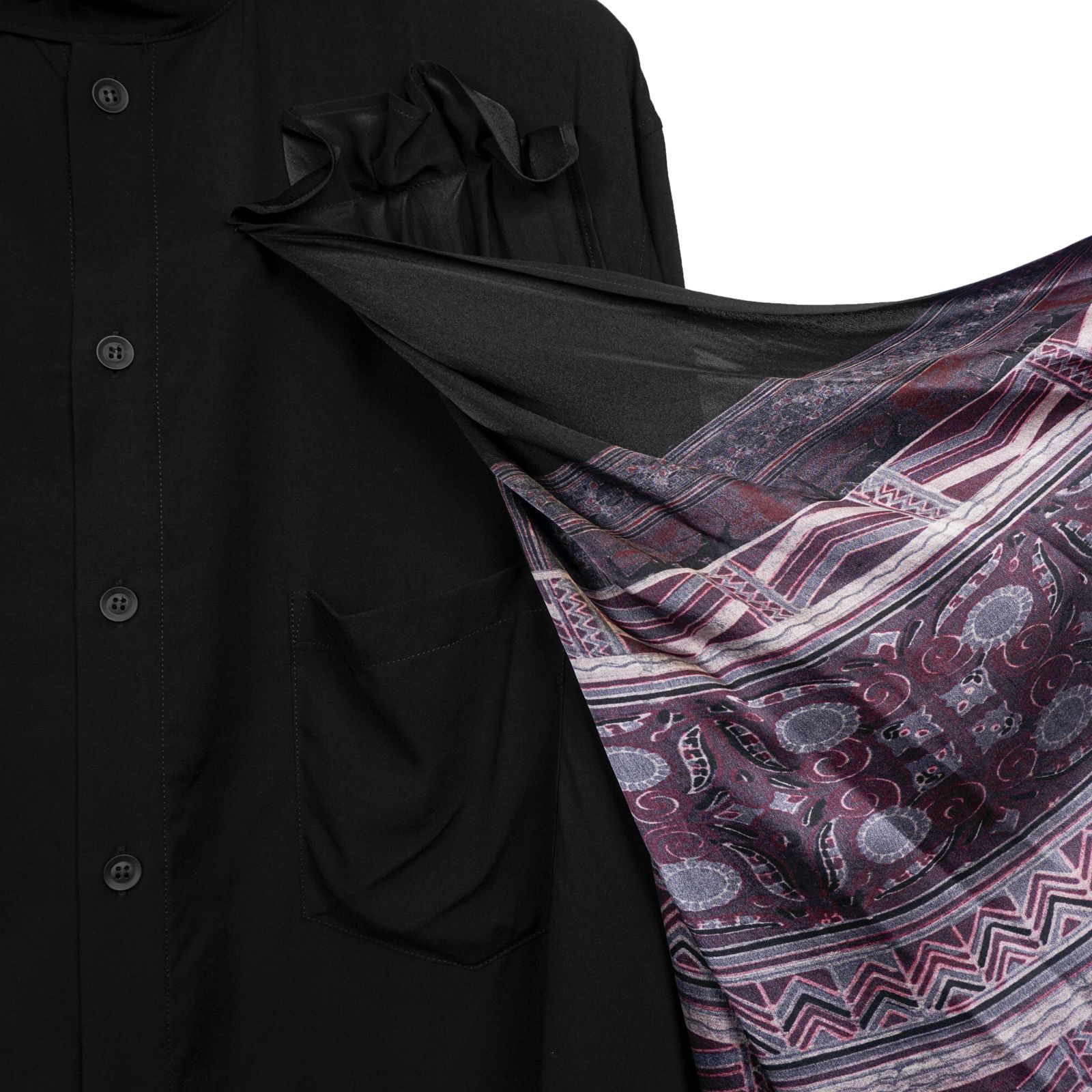 Yohji Yamamoto [HR-B71-879 / スタンドドレープB柄]