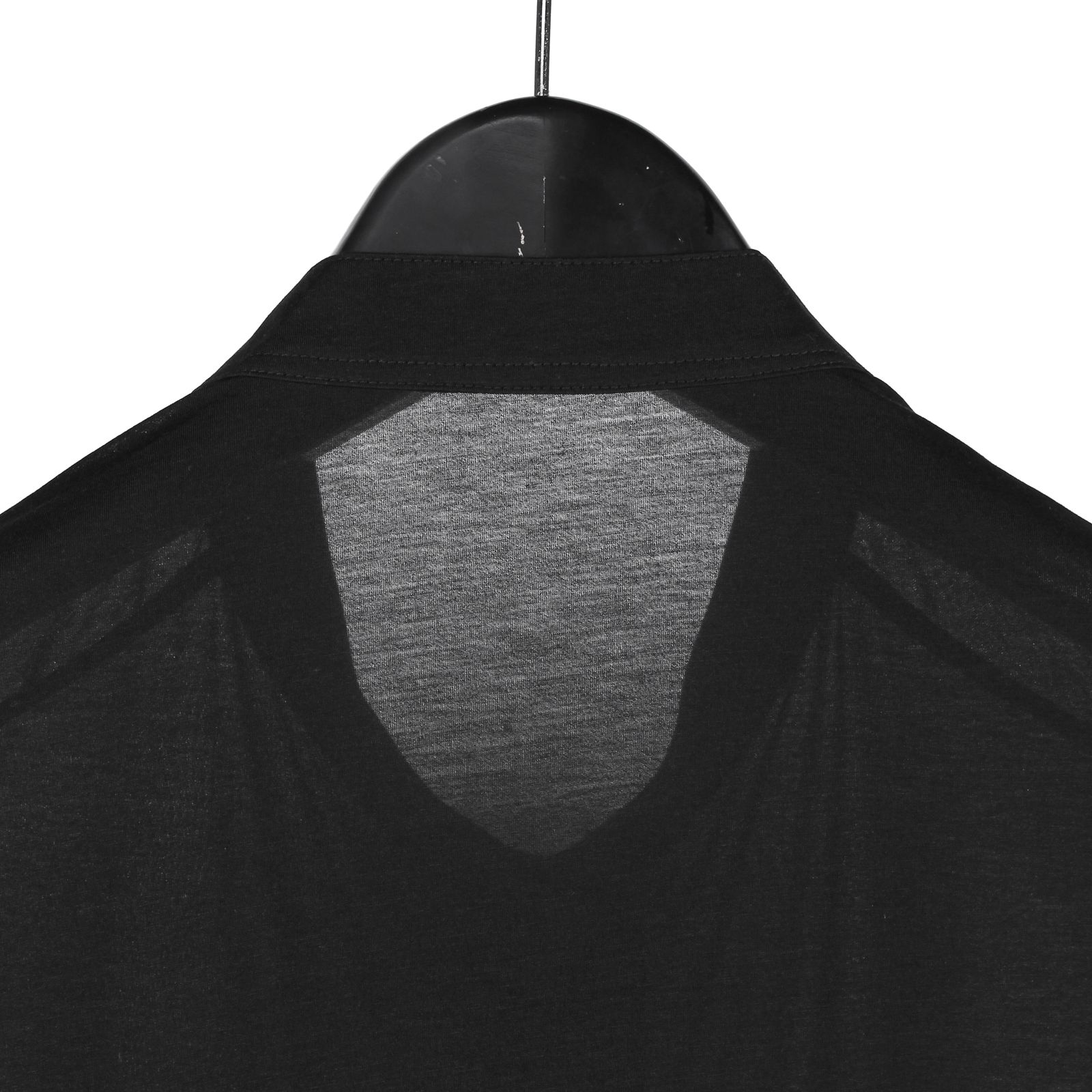 pour homme | 手書きプリントロングB (メンズ) / 長袖シャツ (メンズ) / ブラック / HP-B96-605
