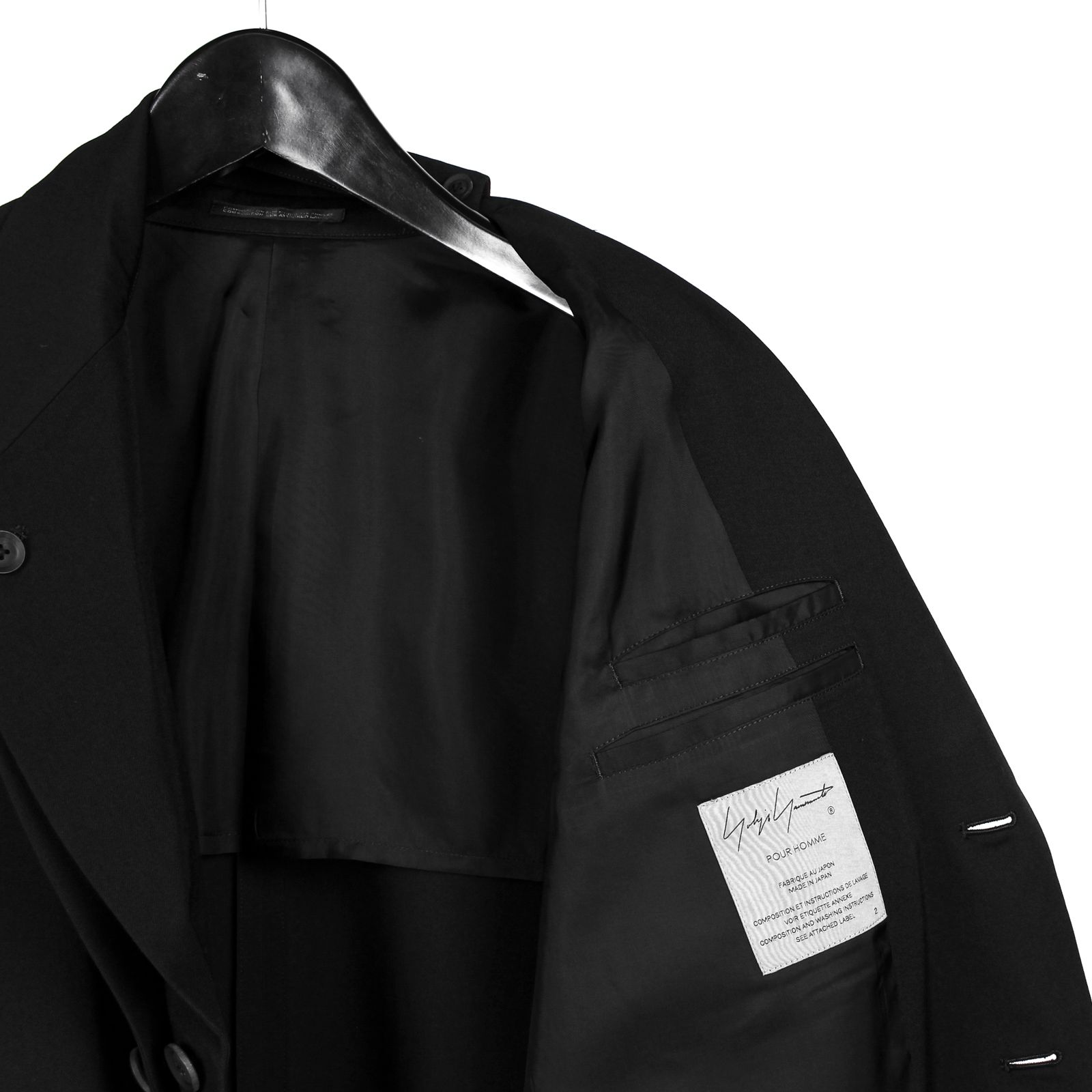 yohji yamamoto - pour homme 右2重JKTギャバ / HG-J16-100 | ALUBUS