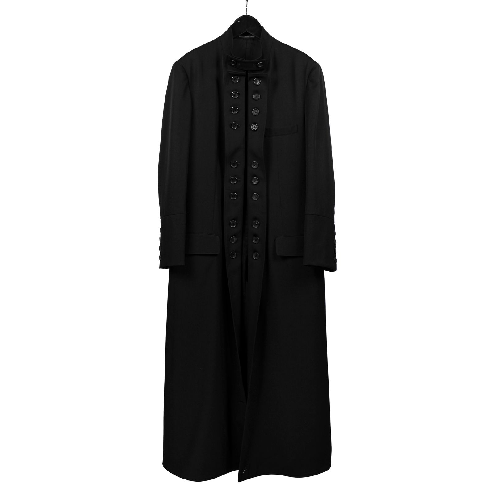 yohji yamamoto - pour homme | スタンド20BJKT / ロングジャケット (メンズ) / ブラック /  HO-J25-100 | ALUBUS / RUFUS