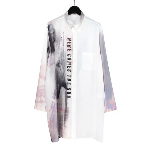 24AW YOHJI YAMAMOTO POUR HOMME 花柄シャツ（YohjiYamamoto pour 